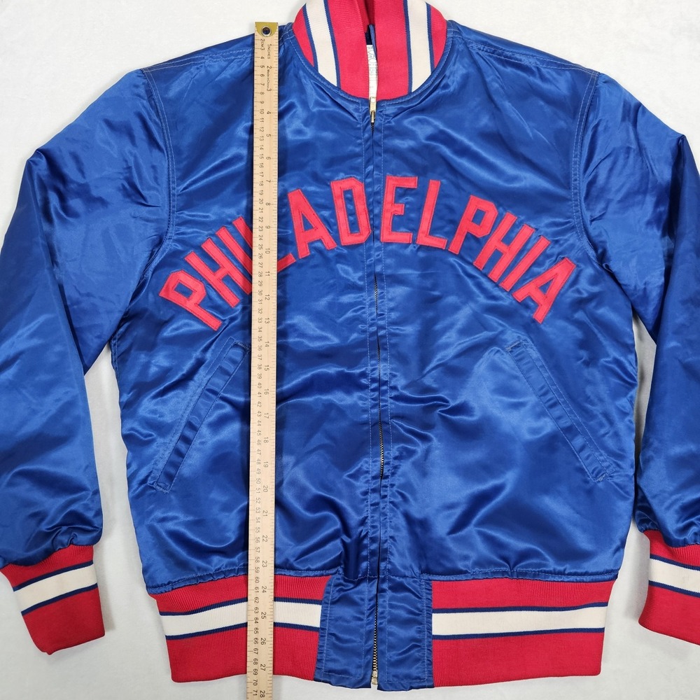 Scott and Company Philadelphia‎ Phillies Windbreaker Jacket Red Blue White Sz 44 - Picture 5 of 7